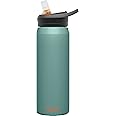 CamelBak Eddy+ Water Bottle with Straw 25oz - Insulated Stainless Steel, Forest Floor