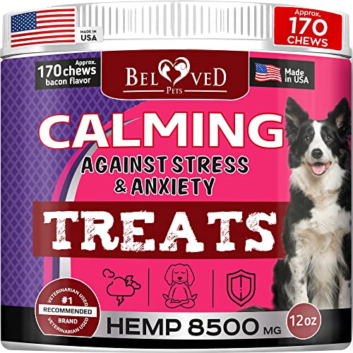 Hemp Calming Chews for Dogs Puppy-Pet Separation Anxiety Relief
