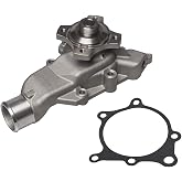 IRONTREE AW7164 Professional Water Pump Kit with Gasket for Jeep Grand Cherokee 1999-2004, Jeep Wrangler 2000-2006, 4.0L L6 Engine, Replace for 05025366AF 5012366AA 5012366AB