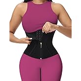 SHAPSHE Short Torso Waist Trainer for Women Corset Waist Cincher Shapewear Tummy Control Workout Hourglass Body Shaper