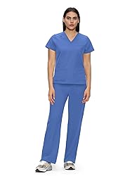 floralhue Scrubs for Women, V-Neck Scrubs Top