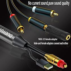 Digital Optical to Analog 3.5mm AUX Audio
