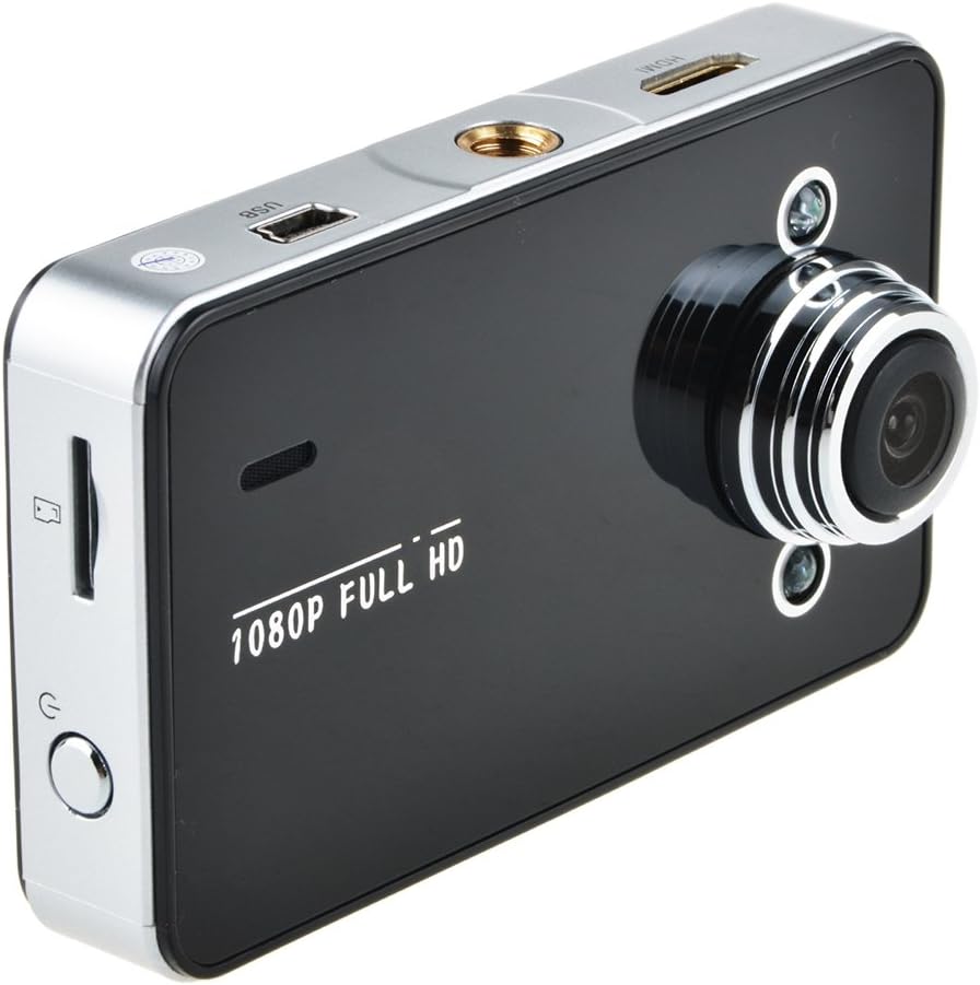 Portable 1080p Carcam Car DVR K6000 G-sensor Function Hold High-definition Camera High-definition Video 140 a + Grade High-resolution Ultra-wide-angle Lens--black
