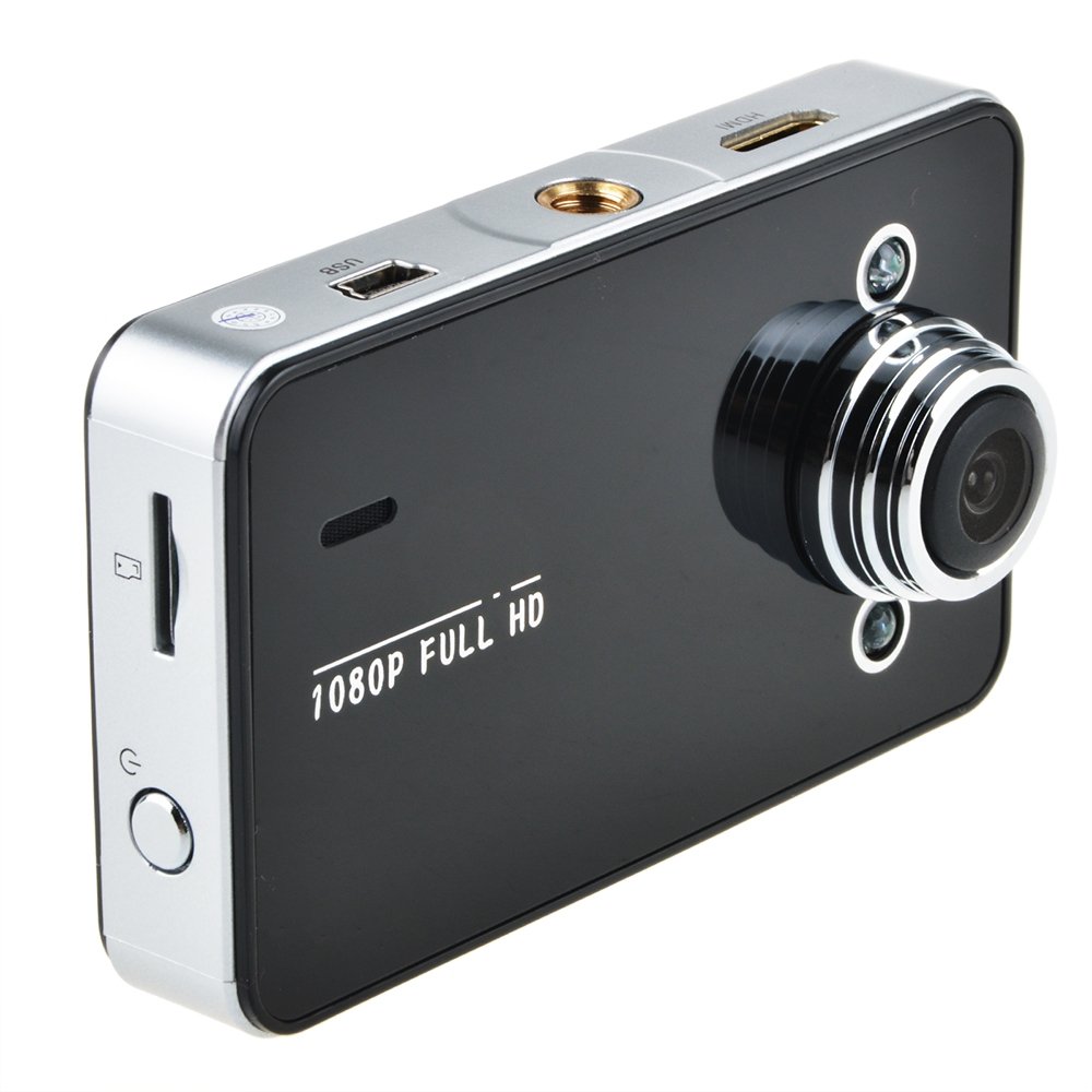 Portable 1080p Carcam Car DVR K6000 G-sensor Function Hold High-definition Camera High-definition Video 140 a + Grade High-resolution Ultra-wide-angle Lens--black