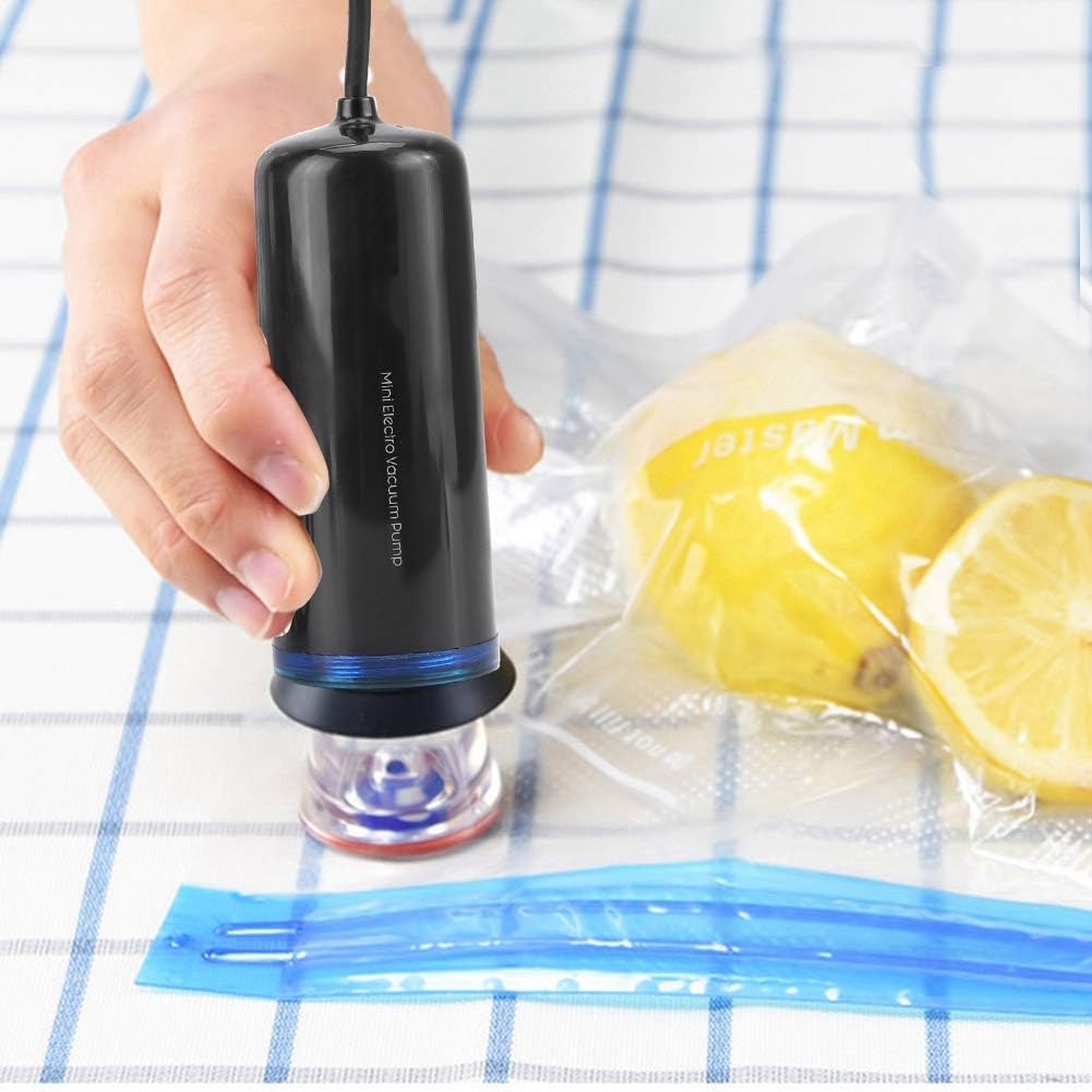 Portable Electric Vacuum Pump, Vacuum Storage Bags Reusable Automatic Multifunctional Vacuum Pump for Travel Clothing - Image 3