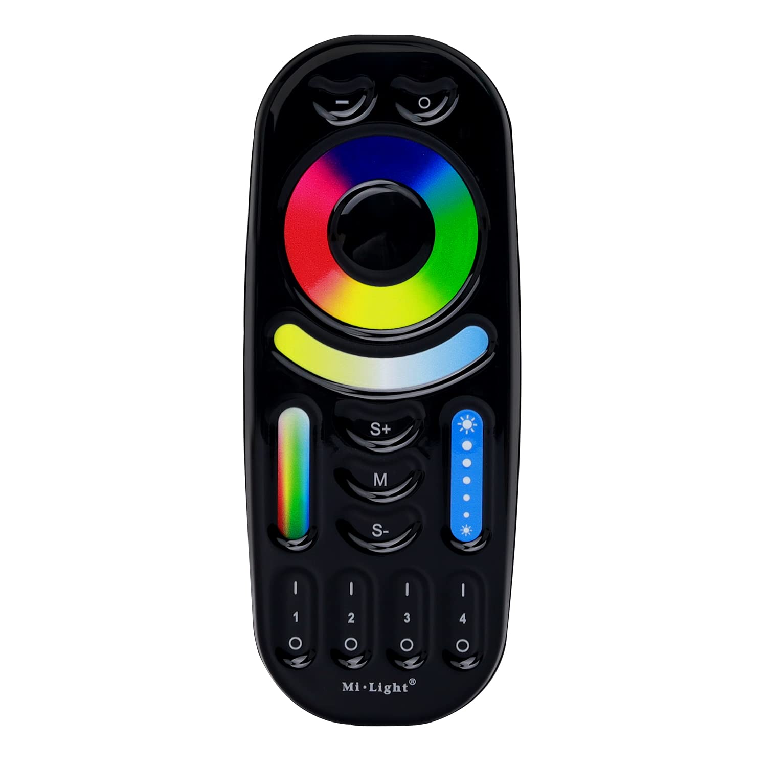 LIGHTEU®, Miboxer RGBCCT 4 Zone Dimmable 2.4Ghz RF full touch Remote Control, FUT092-B — image 1