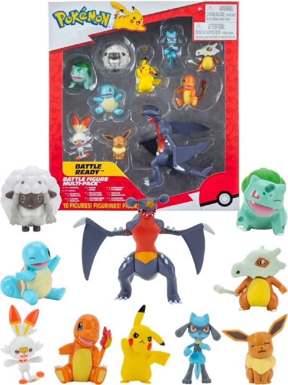 Pokemon Figuren Set Machamp & Riolu - Offizielle Spielzeuge 5-10 Cm Für Sammler