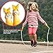 aGreatLife Jump Rope for Kids | Unique Bunny Handle and Adjustable Rope Length - Kids Jump Rope Designed for Fun Children's Workout Exercise (Wooden Rabbit)