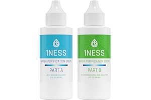1ness Chlorine Dioxide Kit - Hydrochloric Acid 4% and Sodium Solution (2oz A + 2oz B)