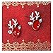 Diamond Pearl Double Ball Front Earrings Vintage Wings Earring