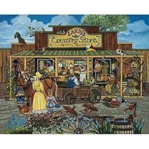 Sandy Rusinko 1000 Piece Puzzle Sandy's Country Store by Bits and Pieces