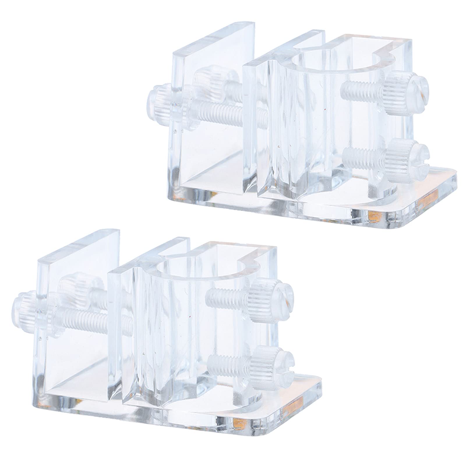 Wenyue Aquarium Water Pipe Hose Holder Transparent Fish Tank Tube Clamp Mount Hose Tube Fixing Clip Aquarium Tube Fixture Holder Aquarium Fish Tank Filter Mounting Holder For Holding Water Pipe 2 Pcs