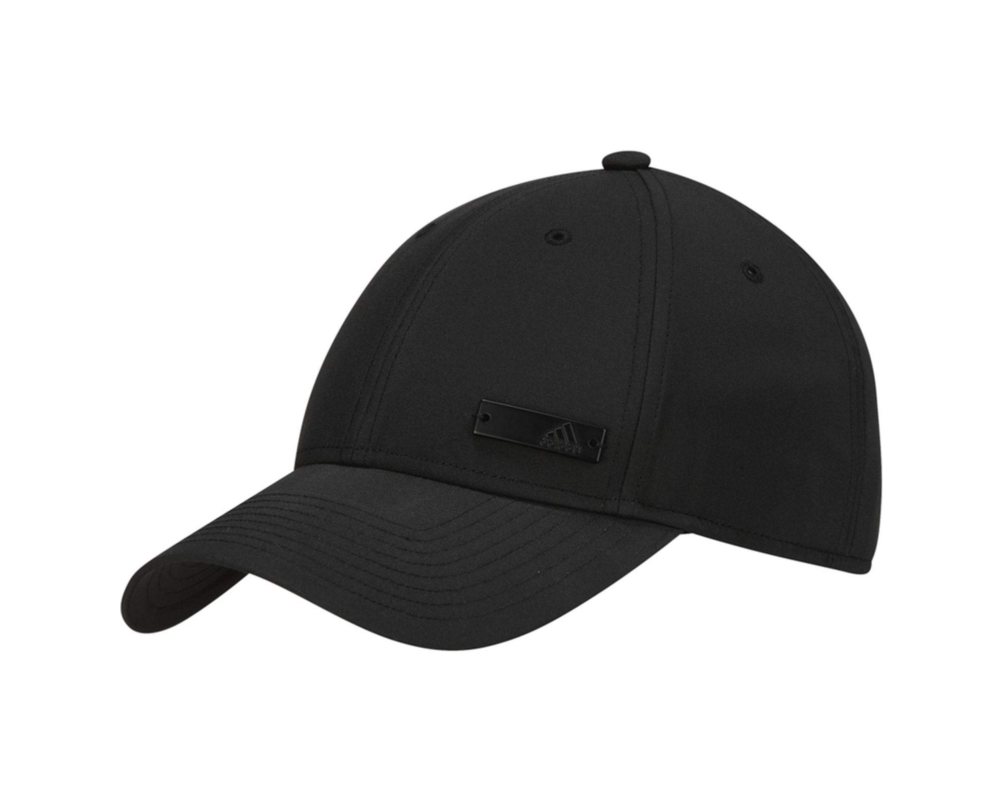 Adidas Men Classic Six-Panel Lightweight Metal Cap - Black/Black/Black, OSFM