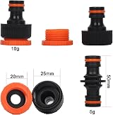 YAAVAAW Garden Hose Connector Kit 10 Pack Quick Connect Tap Adapters view 2