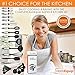 24 Piece Kitchen Utensil Set - Heat Resistant, Comfortable Ergonomic Design, Dishwasher Safe - PVC and BPA Free - Gift Box Package - By HomEquip