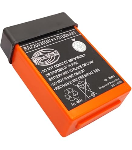 Akku Für HBC Radiomatic Micron U.a. Kransteuerung | Ersetzt HBCBA223000 Ba223030 Fub6 3 6v 2000mah