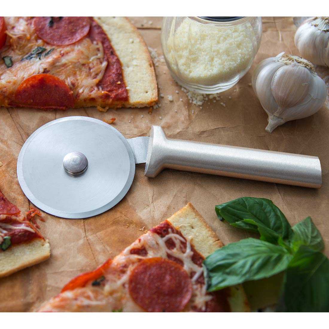 Rada Cutlery R121 Pizza Cutter with Aluminum Handle by Rada Cutlery