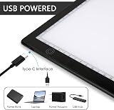 TCNEWCL Slide Viewer Light Pad Film Negative Scanner A4 Ultra-Thin Magnetic USB view 3