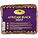 Raw African Black Soap Bar with Coconut Oil and Shea Butter - Body Wash, Shampoo and Face Wash - Helps Clear Dry Skin, Acne, Eczema, Psoriasis - Authentic Organic Homemade Soap Bar from Ghana (16 oz)
