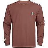 VANLENS FR Shirts for Men CAT2/HRC2 6.5oz Lightweight Fire Resistant Shirts for Men Long Sleeve Crewneck T-Shirt