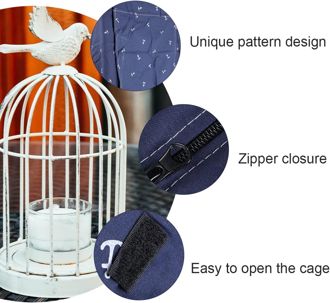 POPETPOP Bird cage Cover Waterproof Sunscreen dustproof pet cage pet cage Cover Birdcage Light Covers Skirt Accessories : Pet Supplies