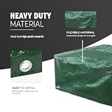 KEPLIN Garden Bench Cover 3-Seater Waterproof Heavy Duty 89x162x66cm view 3