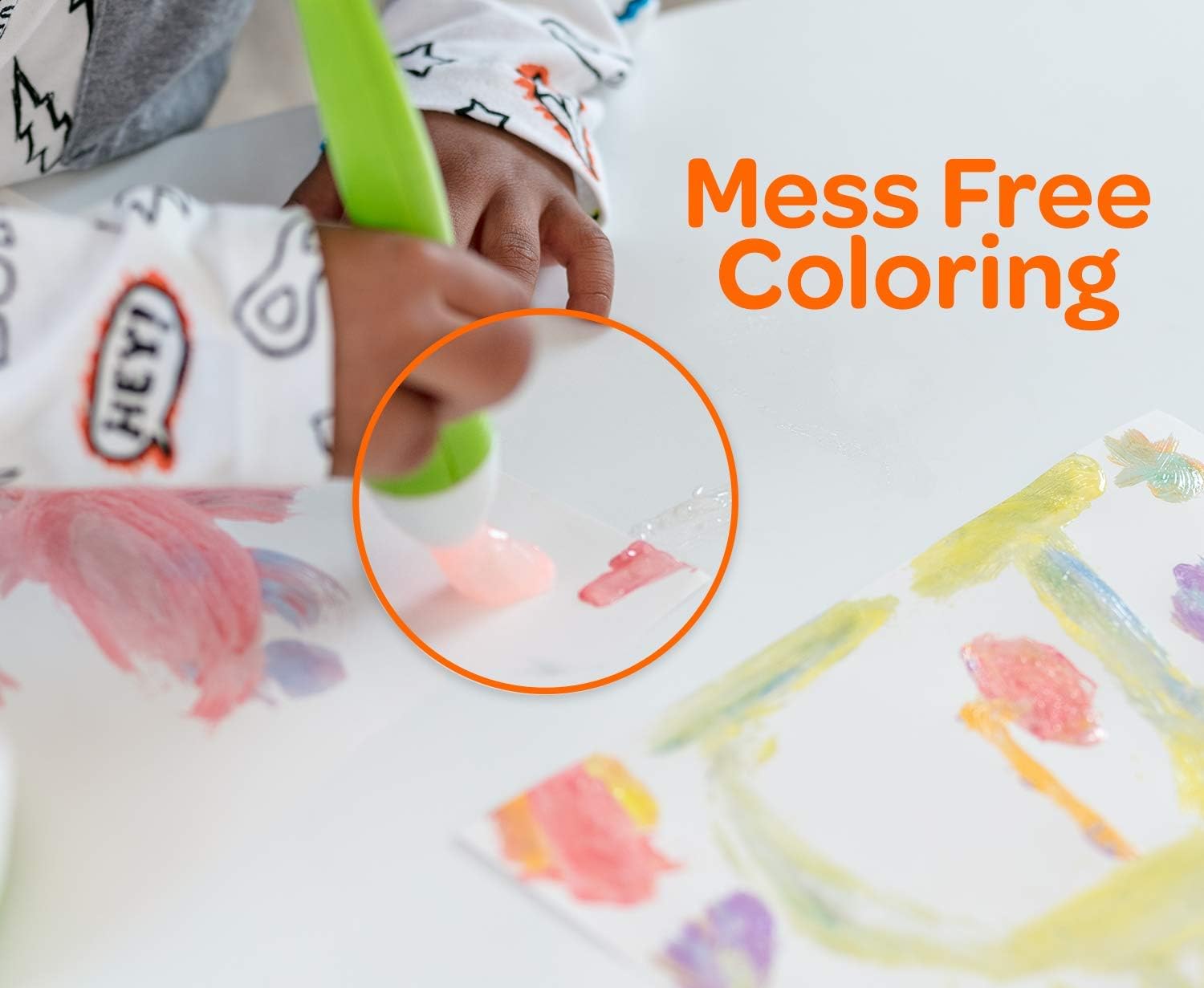Crayola Color Wonder Mess Free Magic Light Brush 2.0 Paint Set, Gift for Kids Age 3+: Toys & Games