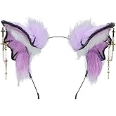 Faylay Dog Ear Women Faux Fur Headband Cosplay Headwear Animal Ears