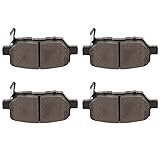cciyu D1090 Rear Semi-Metallic Disc Brake Pads Kit