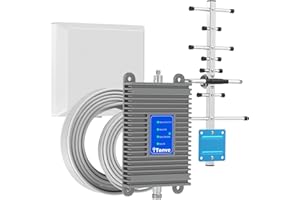TONVE Cell Phone Signal Booster for Home Cell Repeater Boost Up to 5,000 Sq Ft 5G 4G LTE 3G 2G Call/Data Signal Cell Phone Booster with All US Carriers Verizon AT&T T-Mobile etc