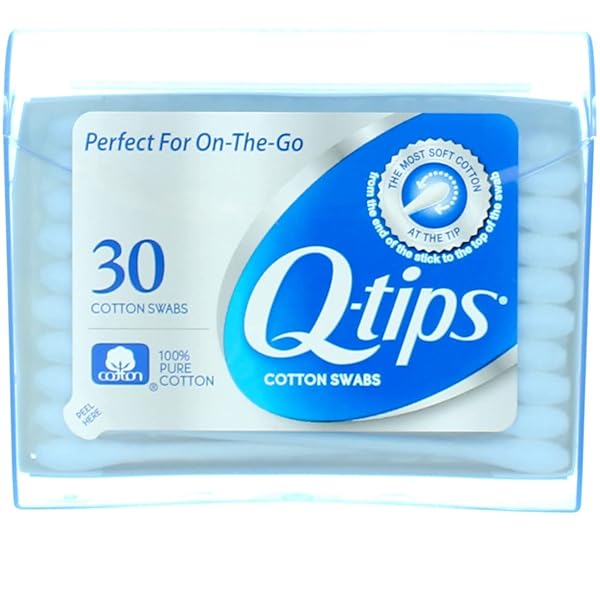 Q-TIPS SWABS TRAVEL PACK,30 COUNT, PACK OF 1 BLUE