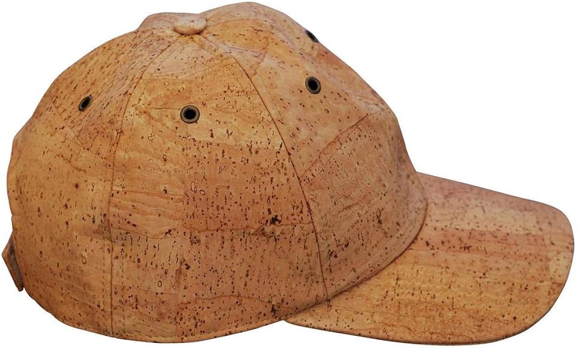 Cork Baseball Cap Trendy & Vegan Snapback Cap Visor Cap for Men