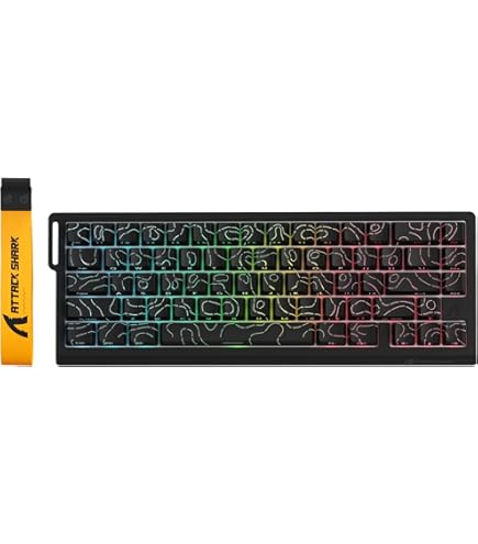 Amazon.com: ATTACK SHARK X68PRO HE Rapid Trigger Wireless Keyboard