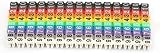 Fafeicy Wire Number Labels Clip On Color Coded Cable Markers Tubes for view 9