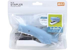 MAX USA CORP. MAX USA HD-10FS/S Cute Animal Silicone Stapler (Shark)