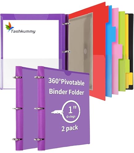 WOT I Telescoping 3-Ring Binder - Expandable Project Organizer With 13 Pockets
