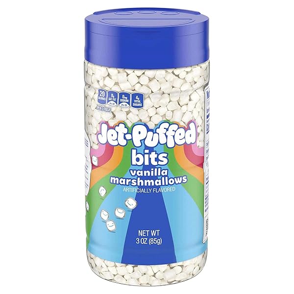 KRAFT JET-PUFFED MALLOW BITS VANILLA MARSHMALLOWS