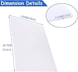 ASelected 2 Pack 10 Pcs A4 3mm Thick White Foam Board for Crafts Poster view 2