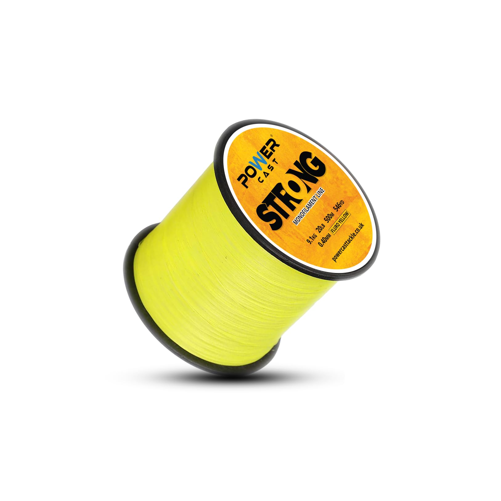 Strong Monofilament Fishing Line (Fluro-Yellow, 9.1kg/20lb - 500m/546yd - 0.40mm)