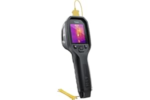 FLIR TG268 Thermal Imaging Camera with Spot IR Super Resolution 320x240 (160x120 Native IR) and Bullseye Laser: Commercial Grade Infrared Camera for Building Inspection, HVAC and Electrical