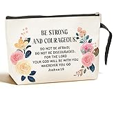 Inspirational Christian Gifts for Women Makeup Bag Positive Religious Gifts Makeup Zipper Pouch Bag Bible Verse Cosmetic Bag Scripture Christmas Birthday Gifts Skincare Bag for Daughter in Law Aunt