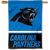 Carolina Panthers Two Sided House Flag
