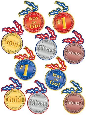 Amazon Com Olympic Medals Accents Themed Classroom Displays