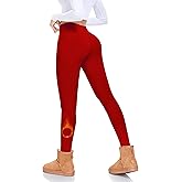 FULLSOFT Fleece Lined Leggings Women High Waisted Tummy Control Workout Winter Thermal Warm Soft Yoga Pants