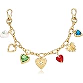 ENSKEFEN Bags Charms Keychain for Women Trendy Love Heart Cherry Keychain Purse Chain Key Pendant Accessories