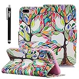 iPhone 7 Plus Cases,7 Plus Case Wallet,Flidm iPhone 7 Plus PU Leather Wallet Case Protective Flip Stand Cover for iPhone 7 Plus#001