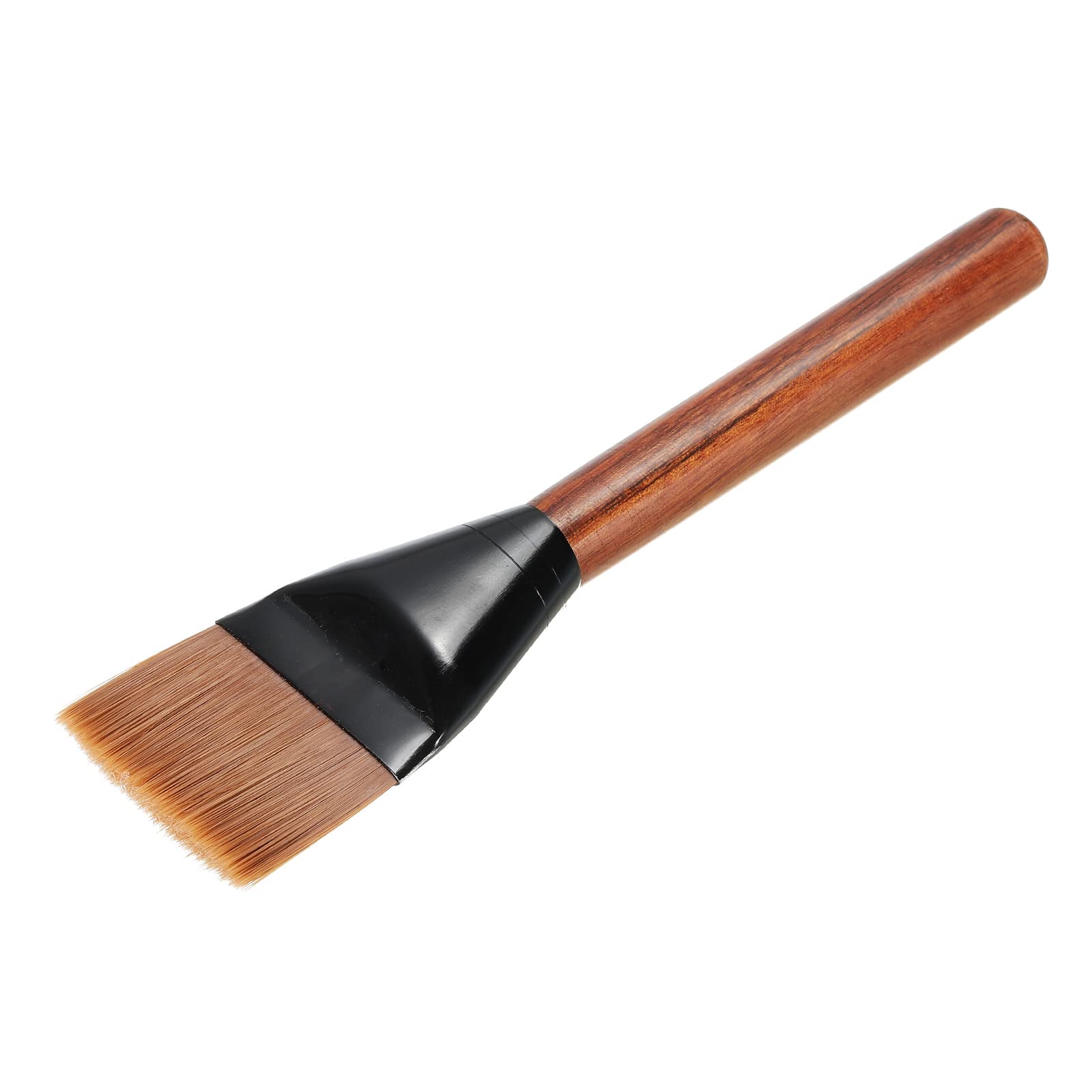 PATIKIL Guitar Cleaner Brush Large Wood Flat Head Guitar String Cleaner Tool for Musical Instrument Light Brown