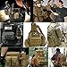 Sports Water Bottles Pouch Bag Tactical Molle Water Bottle Pouch Military Drawstring Water Bottle Pouch Holder Mesh Water Bottle Carrier Attachment Bottle Sling Bag with Pouch ACU Camouflage