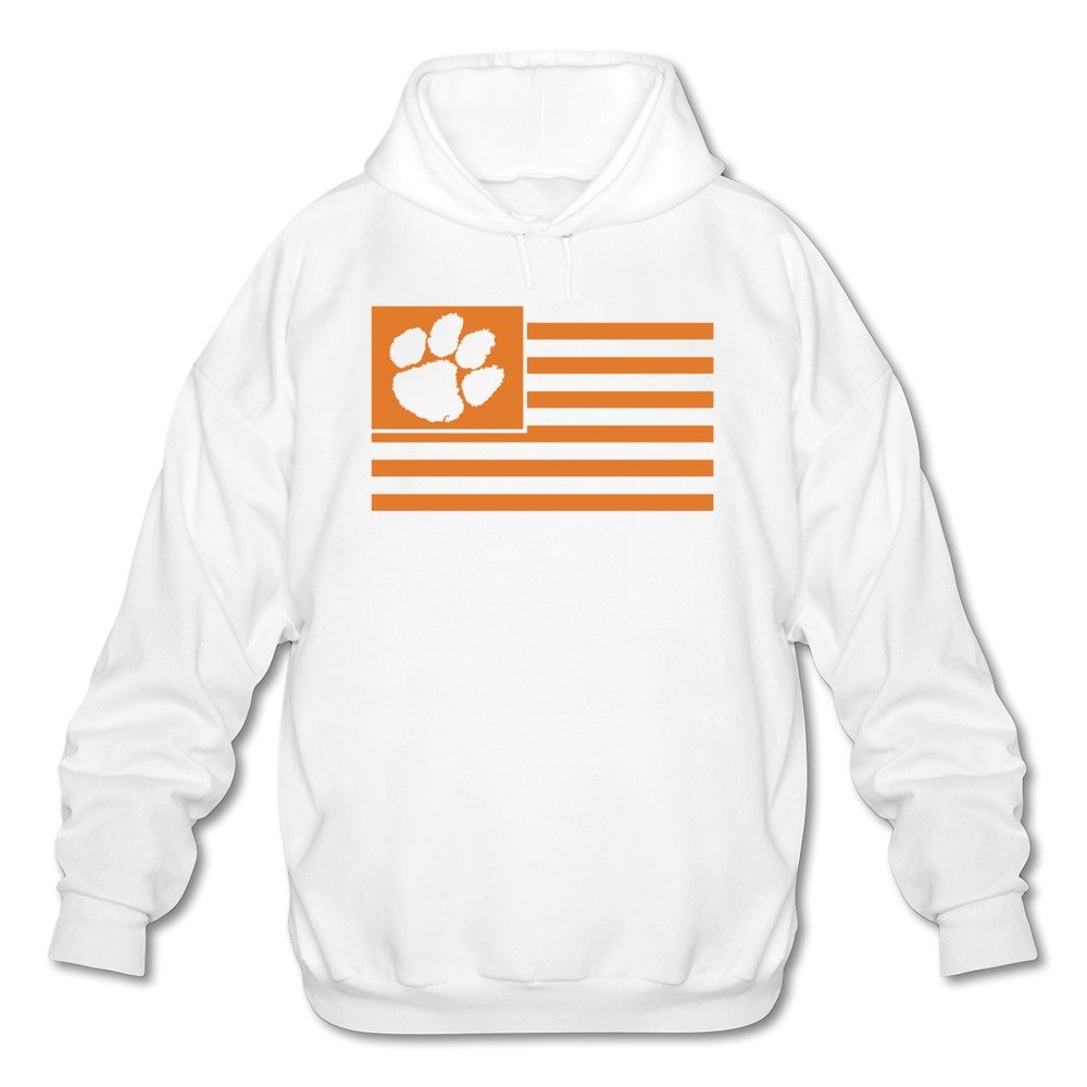 white clemson hoodie