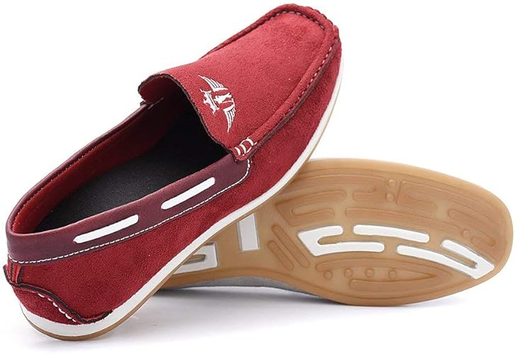 mocassim masculino vermelho